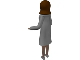 Nurse 3D Model preview