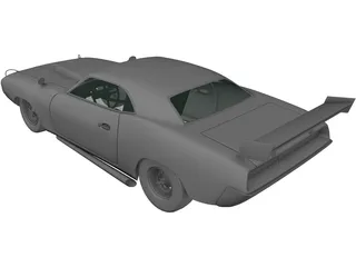 Dodge Charger 3D Model preview