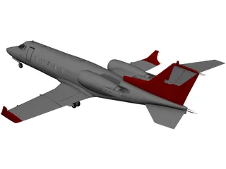 Bombardier Learjet 3D Model preview