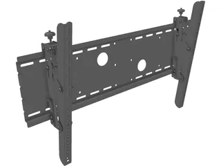 Tilting Television Wall Mount 3D Model preview