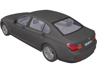 BMW 760 Li 3D Model preview