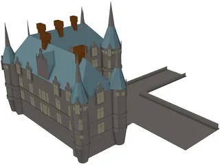 Castle 3D Model preview