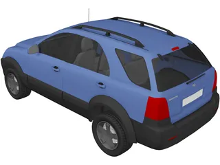 Kia Sorento (2009) 3D Model preview