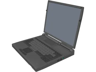 Notebook 3D Model preview