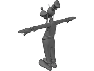 Goofy 3D Model preview