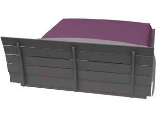 Bed 3D Model preview