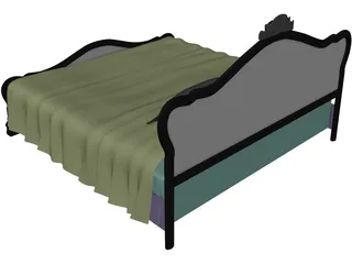 Bed 3D Model preview