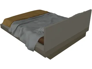 Bed 3D Model preview