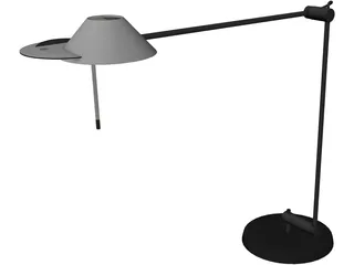 LED Table Lamp 3D Model preview