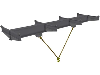 Lifting Beam 3D Model preview