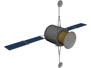 Satellite 3D Model preview