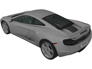 McLaren MP4-12C 3D Model preview