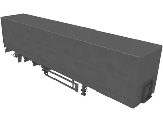 Kogel Trailer 3D Model preview