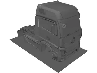 Mercedes-Benz Actros MP4 3D Model preview