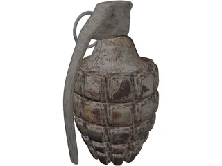 Grenade 3D Model preview