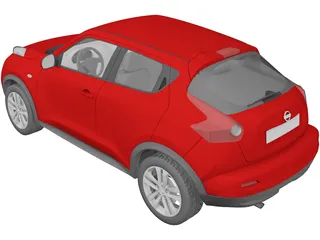 Nissan Juke (2011) 3D Model preview