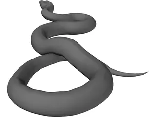 Snake 3D Model preview