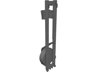 Floor Row Machine 3D Model preview