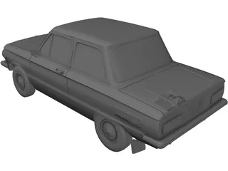 ZAZ-968M 3D Model preview