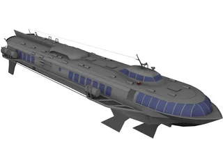 Meteor 3D Model preview
