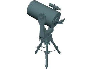 Telescope 3D Model preview