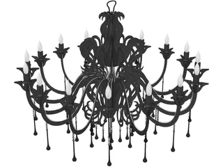 Ceiling Light 3D Model preview