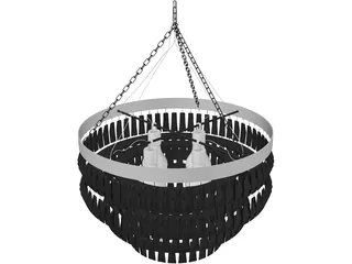 Ceiling Light 3D Model preview