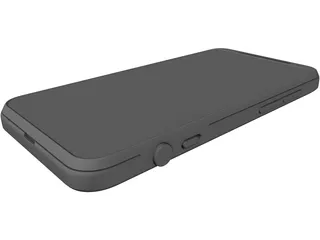 HTC EVO 3D Smartphone 3D Model preview
