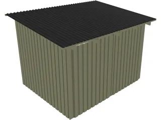 Shed 3D Model preview