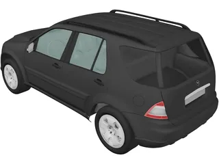 Mercedes-Benz M-Class 3D Model preview