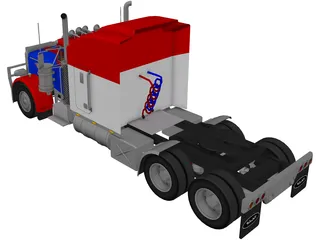 Peterbilt 379 RT (1999) 3D Model preview