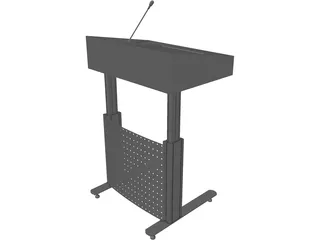 Talerstol 3D Model preview