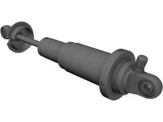 Penske Quarter Midget Shock 3D Model preview