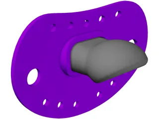 Pacifier 3D Model preview