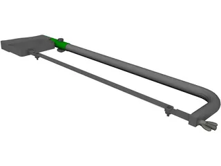 Hack Saw 3D Model preview