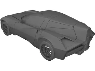 Spada Vetture Sport 3D Model preview