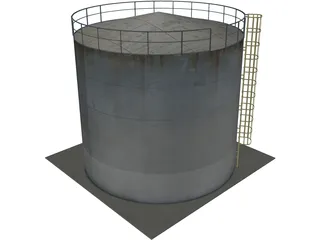 Storage Tank 3D Model preview