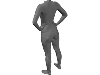 Woman Body 3D Model preview