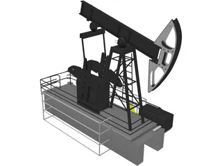 Oil Rocker 3D Model preview