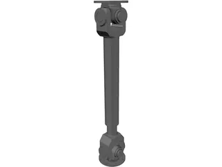 Cardan Shaft 3D Model preview