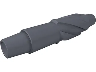 Down Hole Drill Stabilizer 3D Model preview