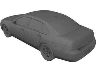Chevrolet Impala (2009) 3D Model preview