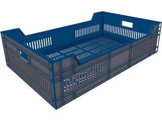 Plastic Rack 3D Model preview