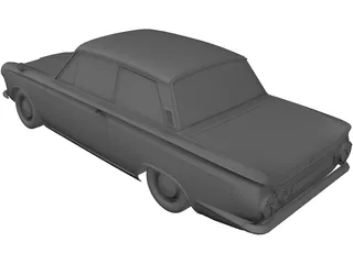 Ford Lotus Cortina (1966) 3D Model preview