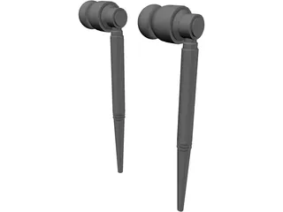Headphones 3D Model preview