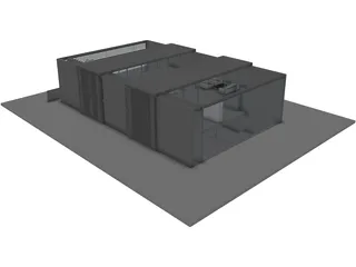 Modern House 3D Model preview