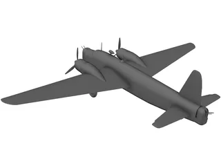 RAF Vickers Wellington Mk.1 3D Model preview