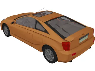 Toyota Celica (2009) 3D Model preview