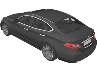Infiniti M56S 3D Model preview