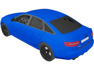 Audi RS6 (2008) 3D Model preview